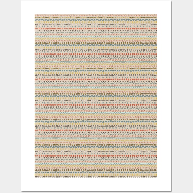 Geometric play - beige Wall Art by crumpetsandcrabsticks